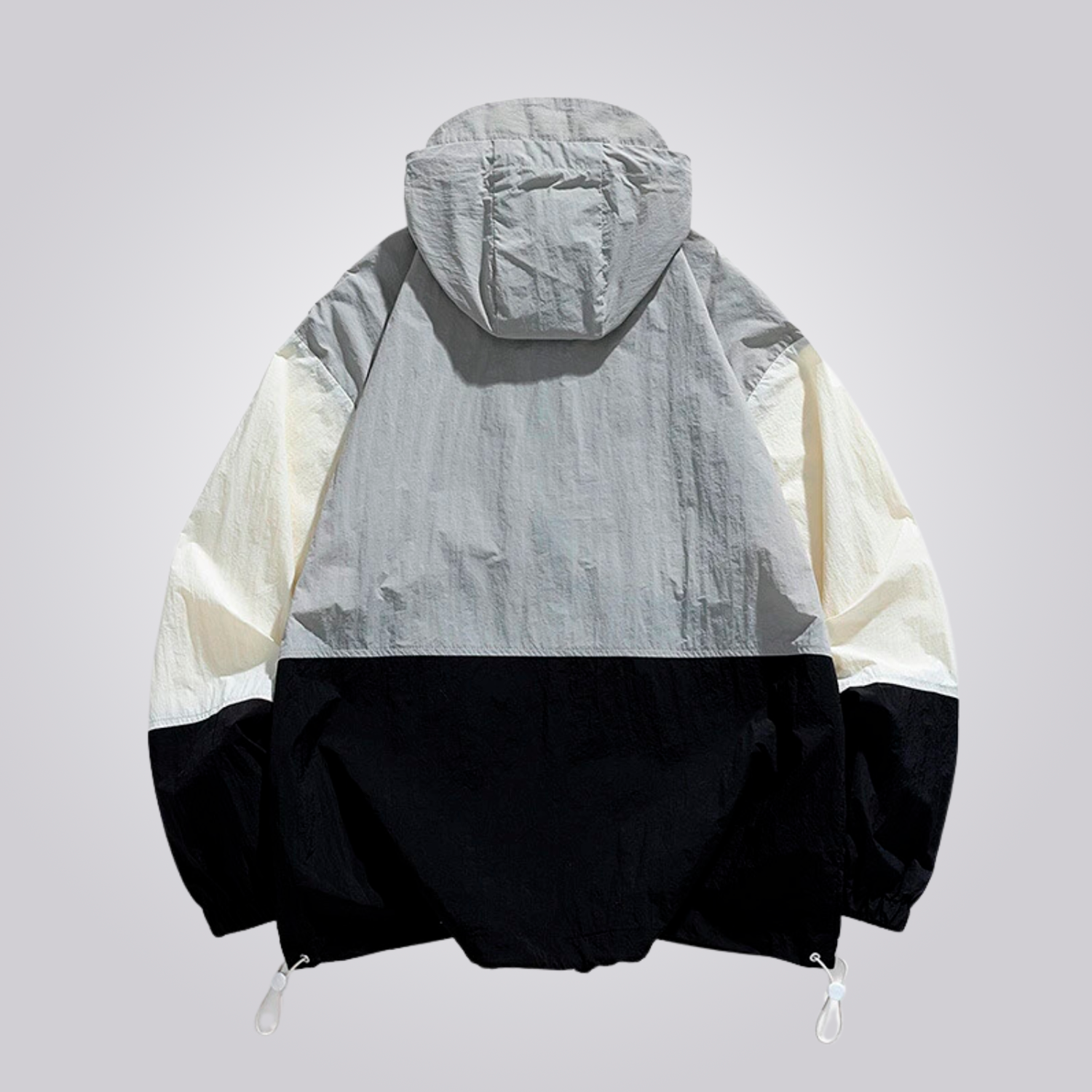 Tropical 高機能 UVカット ウィンドブレーカー アウトドア向け 透湿 薄手 フード付き ジッパーポケット 登山用