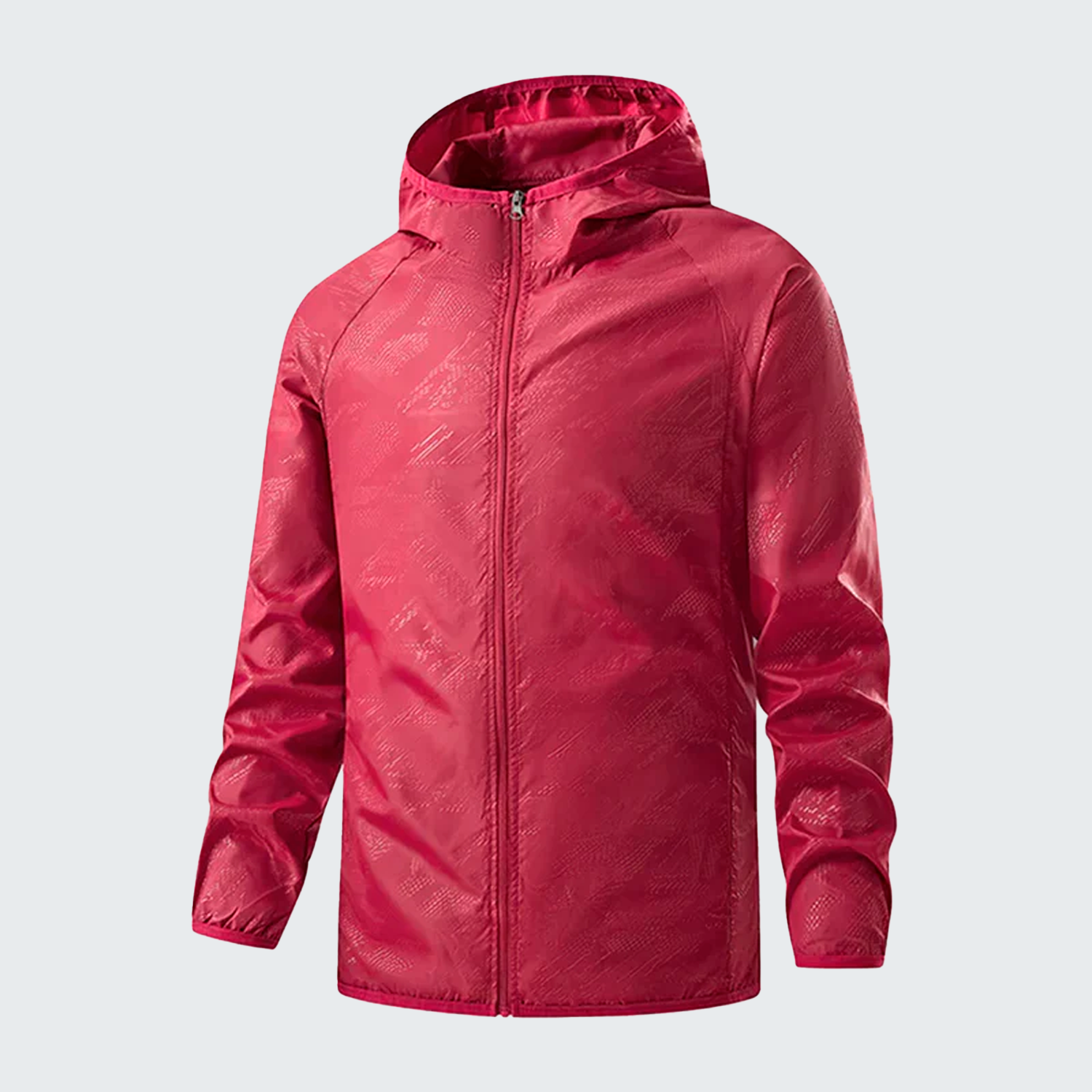 女性用 防水ウィンドブレーカー UV40以上 透湿性 防風撥水機能 フード調整可能 折りたたみ付き 軽量で快適 高機能日差し対策