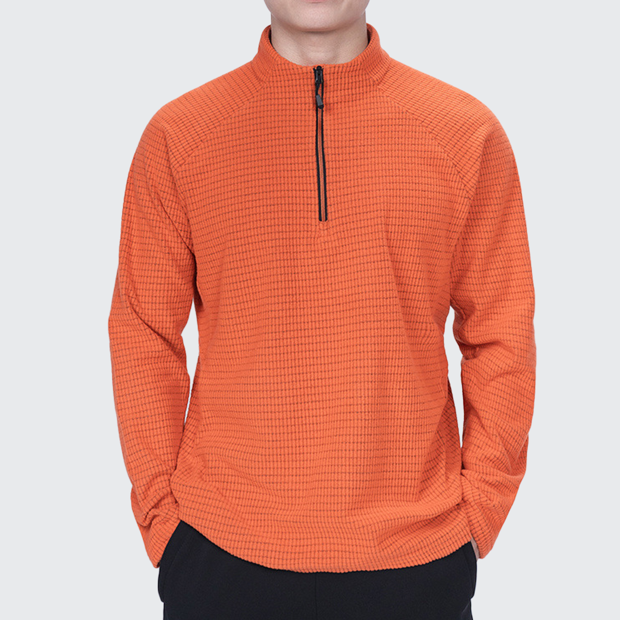 ソフトシェル長袖シャツ メンズ 通気性抜群 ジップカラー 調節可能 人間工学フィット アウトドア向け 日常使いにも快適 兼用