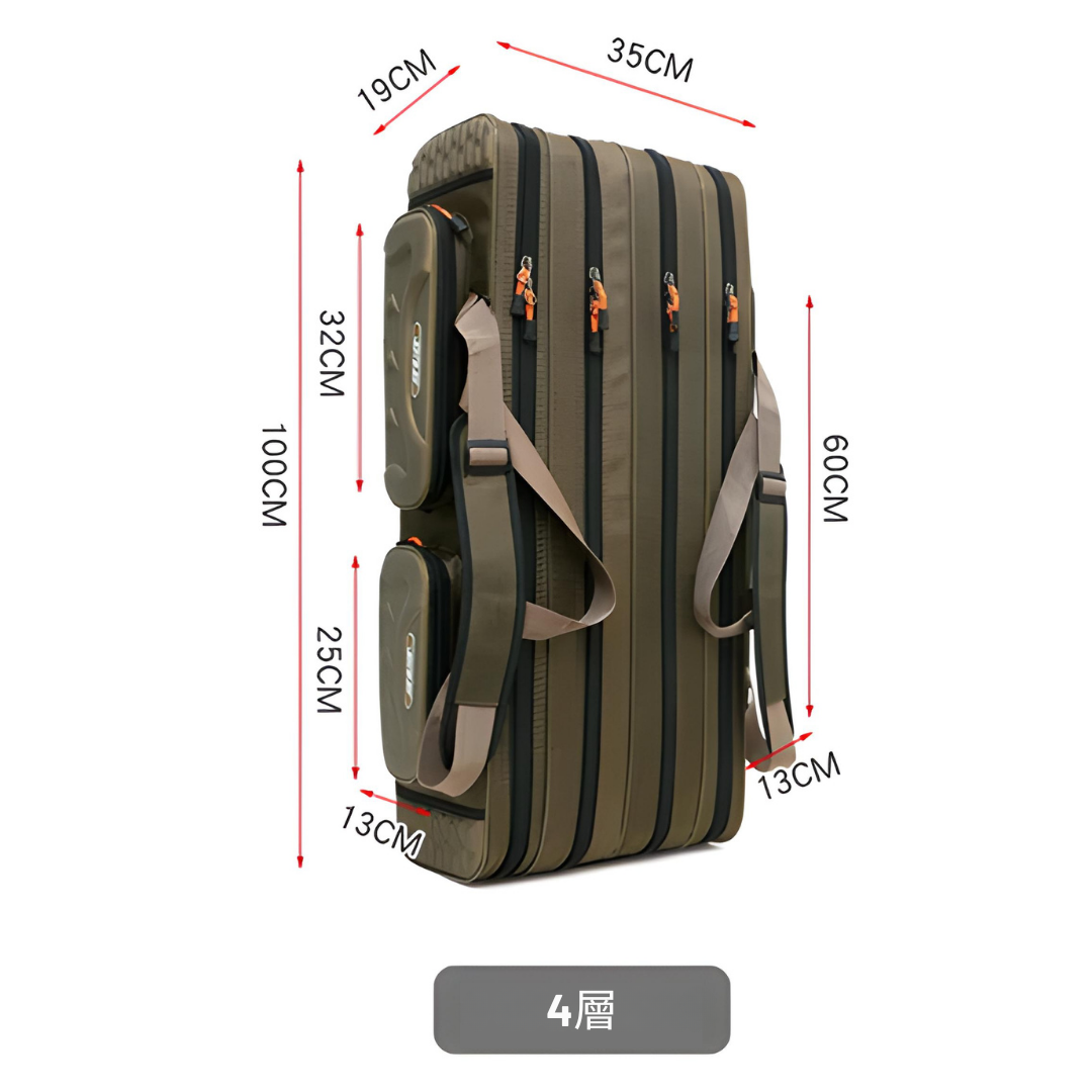 【プロ仕様】圧倒的な収納力。Sakamping Hard-S フィッシングバックパック | 大容量・防水耐摩耗設計 | 多数のポケットでタックルを完璧に整理 | 釣り・アウトドア・キャンプに最適 | 安心の1年保証付