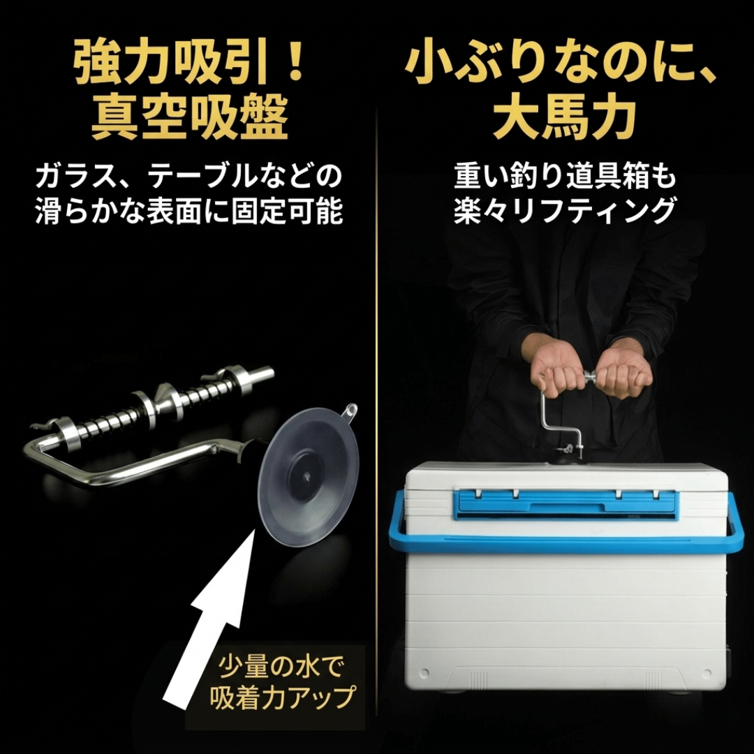 【2026年最新改良版】超強力吸盤でズレない。Sakamping Line-Master Pro | 高耐久アルミ製ライン巻き機 | 糸ヨレ防止・高速巻き替え対応 | スピニング・ベイトリール対応 | 初心者でも一人で完結 | 安心の1年保証付