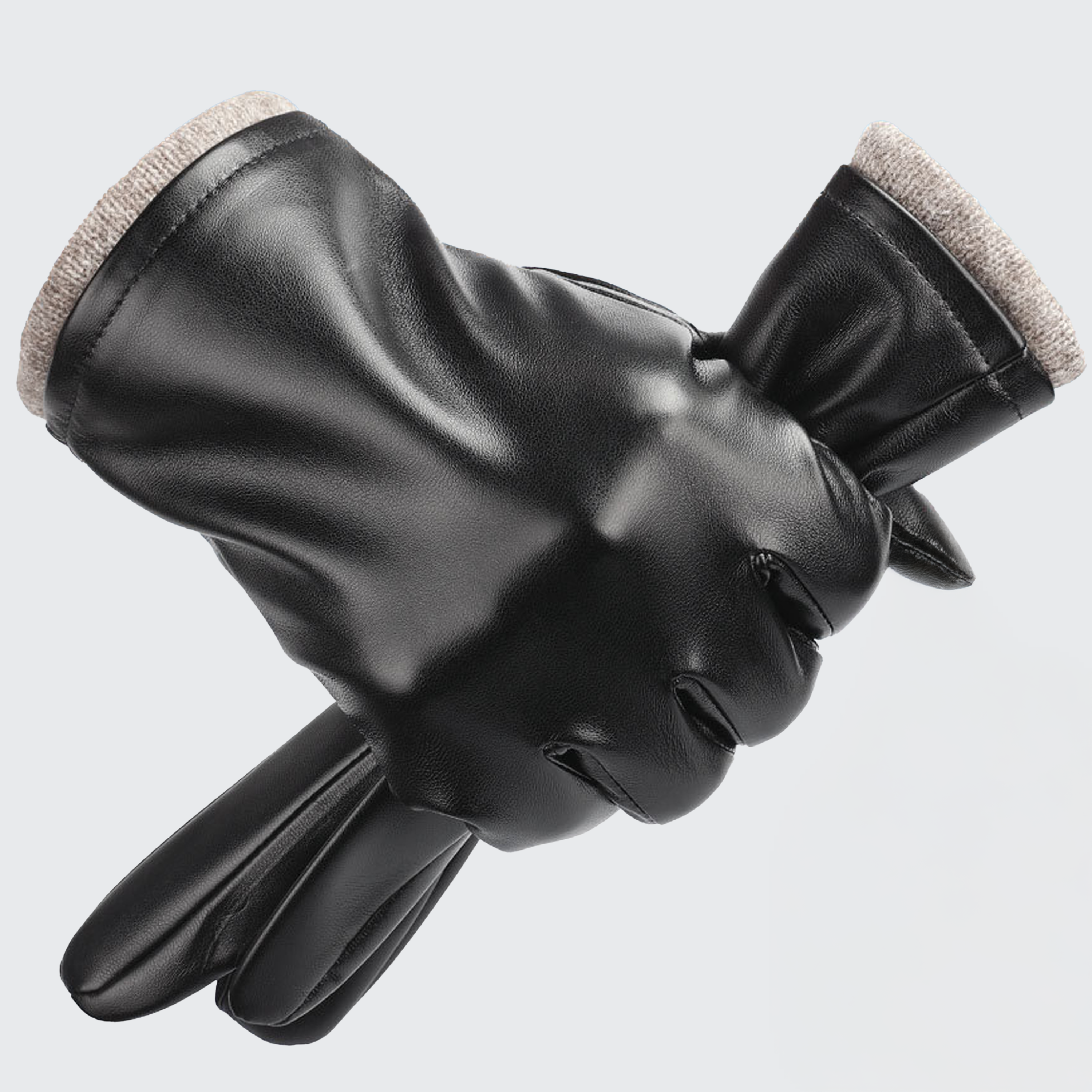 Dapper メンズ タッチスクリーン手袋 保温ライナー付き 撥水 防寒 おしゃれ 快適 スマホ対応 通勤 アウトドア対応