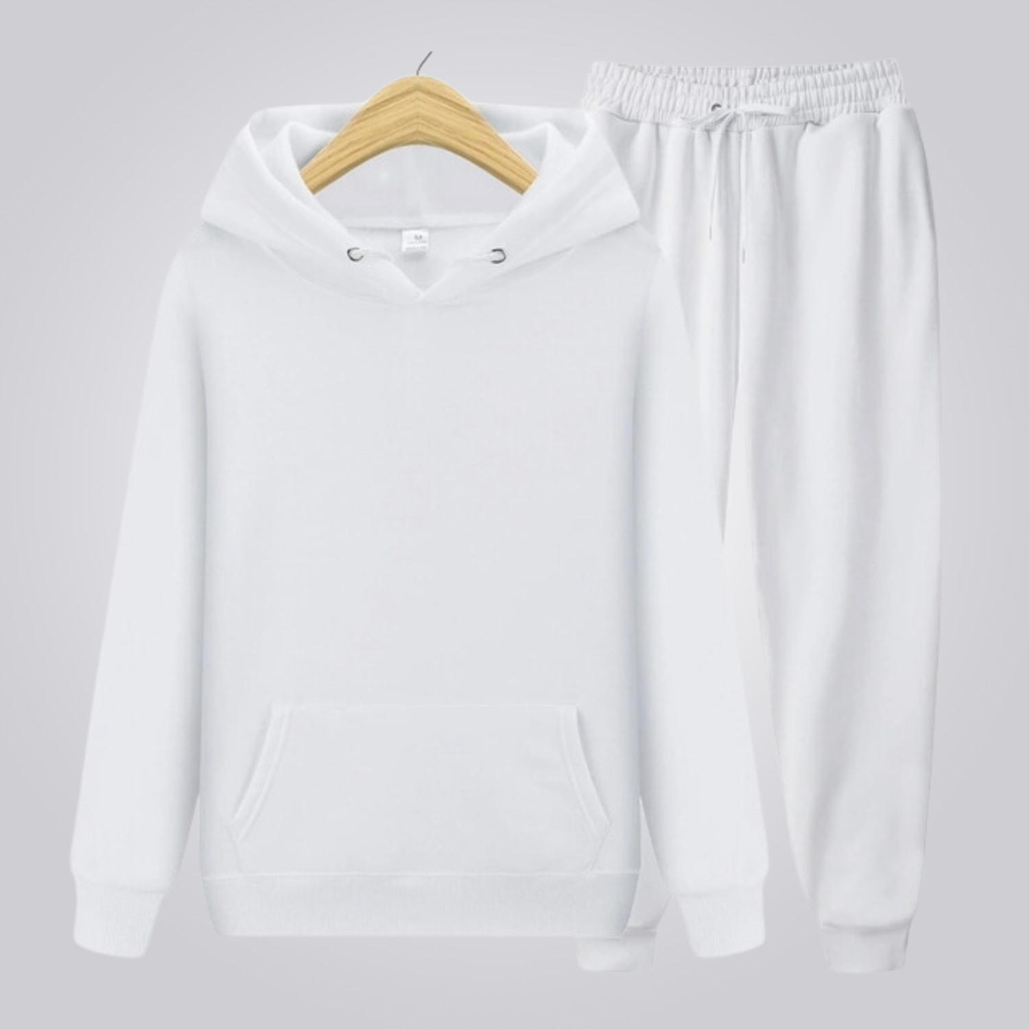 Basic 秋用スウェットセット 高品質素材で快適 長持ち 大人向け カジュアルで上質な秋コーデに最適 洗濯機OK 雰囲気と防寒性を両立