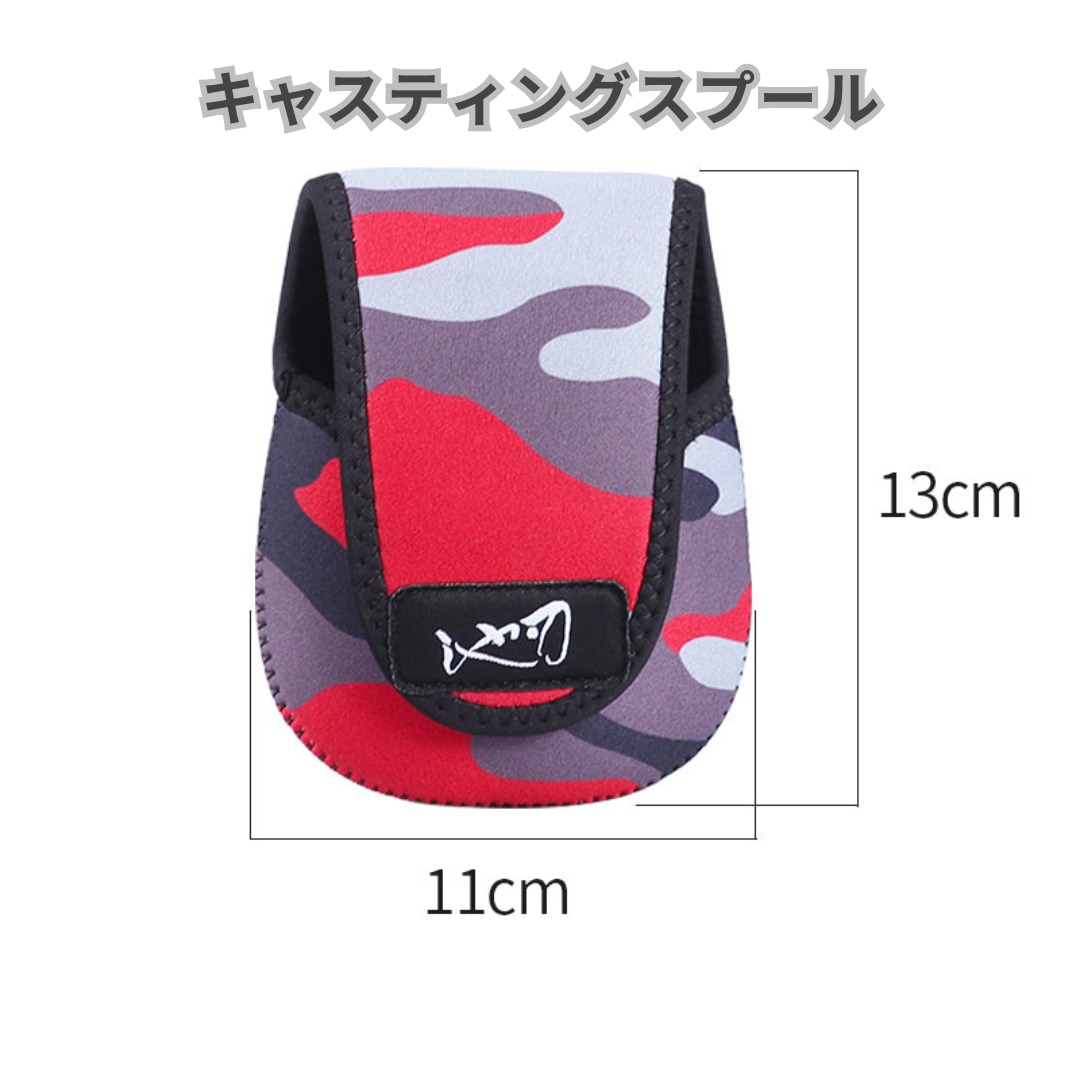 【究極の保護】Sakamping LINNHUE リールケース | セミハード・耐衝撃設計 | スピニングリール専用・収納バッグ | 高耐久ナイロン・撥水加工 | 釣り・保管・持ち運びに最適 | 1年保証付