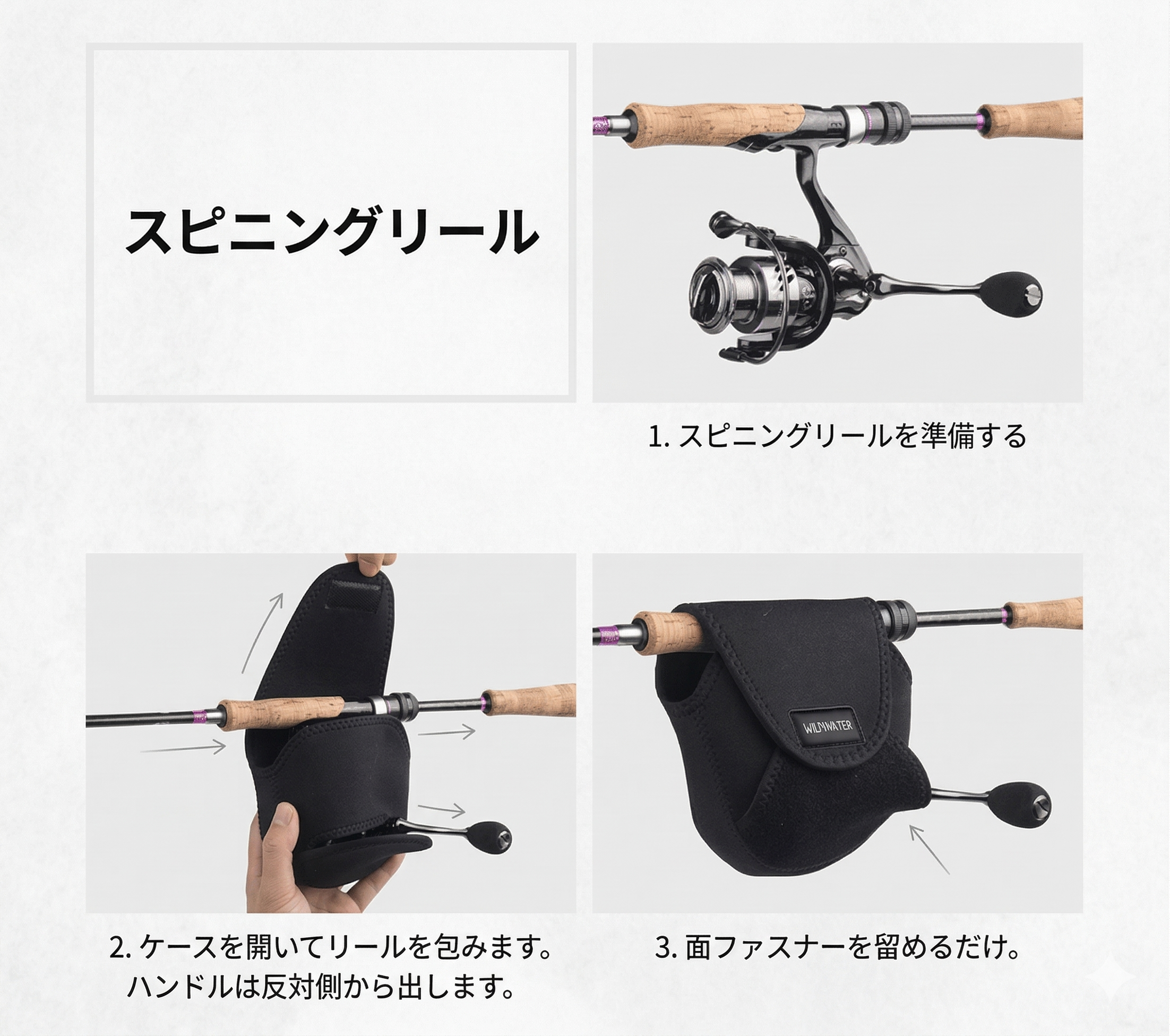 【究極の保護】Sakamping LINNHUE リールケース | セミハード・耐衝撃設計 | スピニングリール専用・収納バッグ | 高耐久ナイロン・撥水加工 | 釣り・保管・持ち運びに最適 | 1年保証付