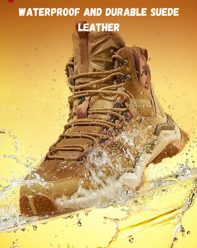 Adventure 防水レザー登山靴 メンズ向け 防滑性と快適性を両立 耐久性抜群 アウトドア用 高い防護性 足元の安定感