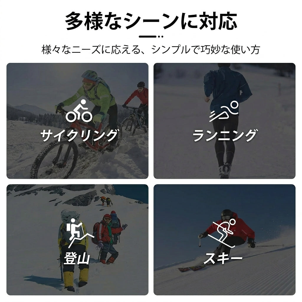 【極暖フリース】Sakamping 防寒バラクラバ | 360度保温・防風ネックウォーマー | スキー・冬キャンプ・バイク・釣り対応 | 息苦しくない高通気設計 | 1年保証付