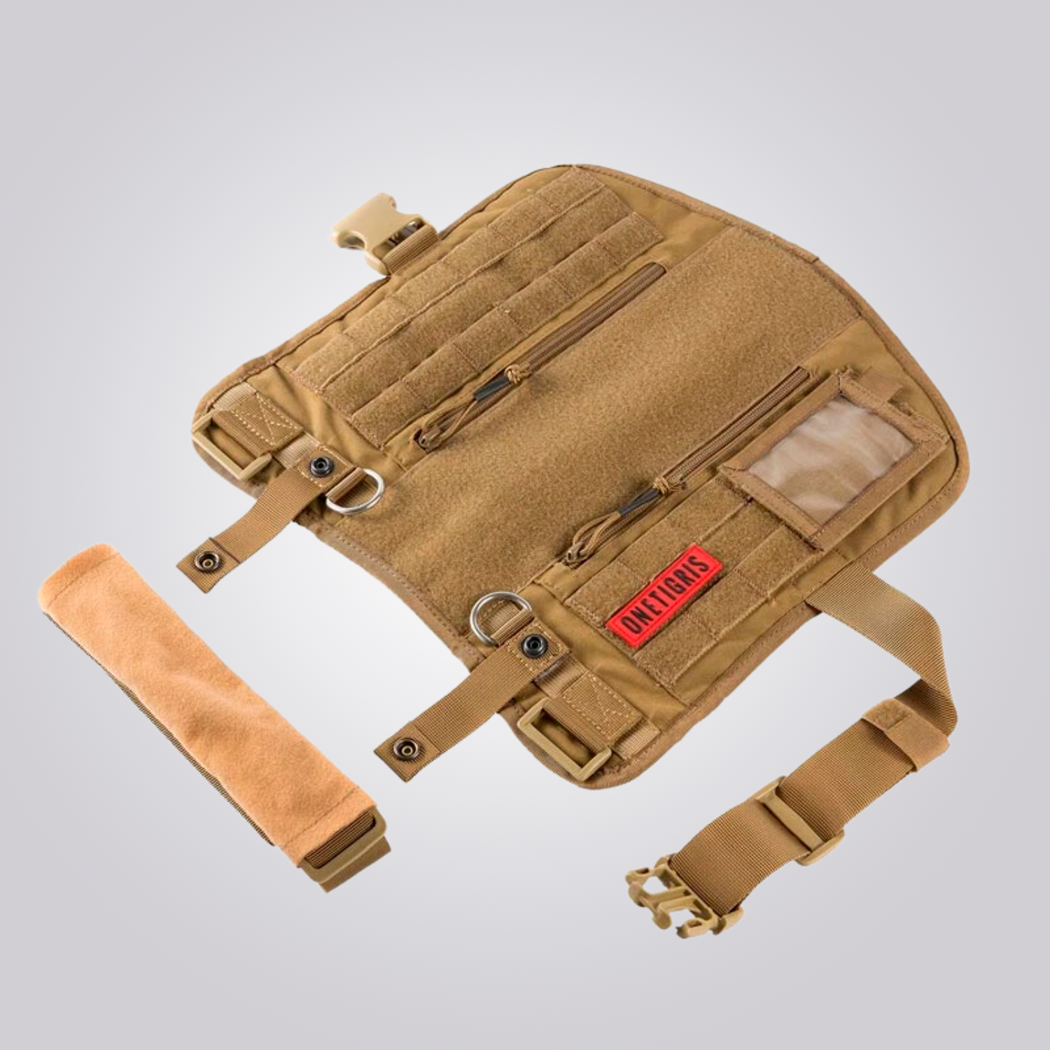 Reinforced K9 ハーネス ベスト 調整可能 防水 アウトドア対応 アウトドア愛犬家向け 高耐久設計 耐摩耗ストラップ搭載