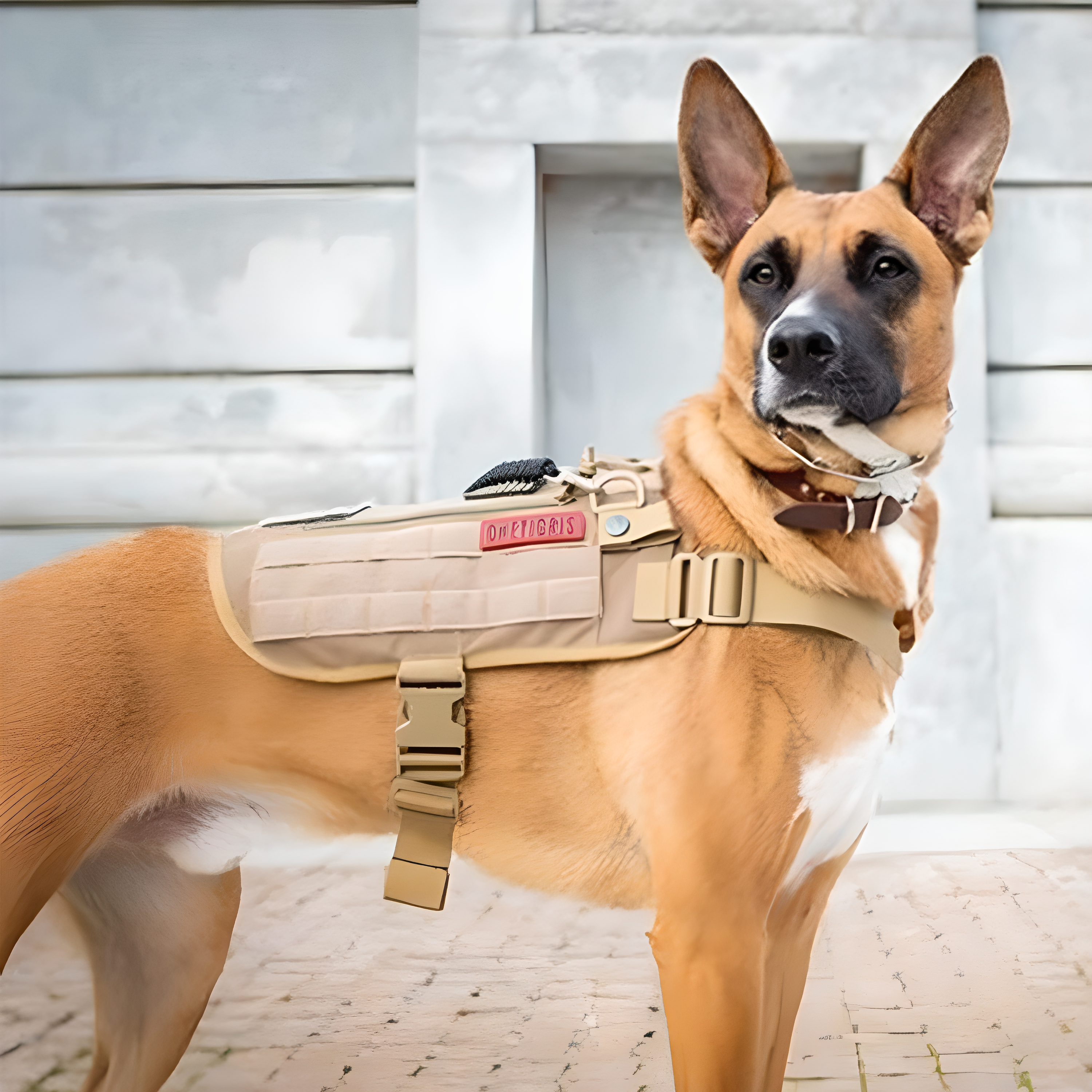 【愛犬を確実に守る・ミリタリー級の強度と抜群のフィット感】Sakamping K9 犬用タクティカルハーネス | 完全防水・高耐久・サイズ調節可能 | キャンプ・アウトドア・毎日の散歩 | 1年保証付