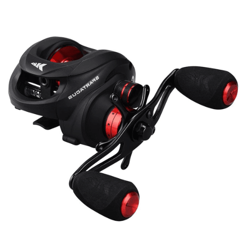 【バックラッシュ激減】Sakamping KastKing スパルタカス | 遠心&マグネット式デュアルブレーキ搭載 | 最大ドラグ8kg・7.2:1高速ギア | 高精度カーボン&セラミック設計 | バス・ソルト対応 | 1年保証付