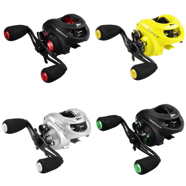 【バックラッシュ激減】Sakamping KastKing スパルタカス | 遠心&マグネット式デュアルブレーキ搭載 | 最大ドラグ8kg・7.2:1高速ギア | 高精度カーボン&セラミック設計 | バス・ソルト対応 | 1年保証付