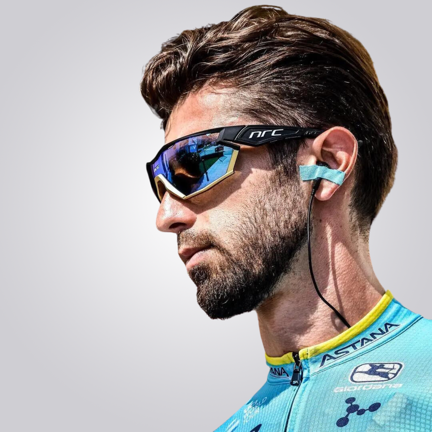 NRCパフォーマンスサングラス 3レンズ交換 UV400対応 アスリート向け ラップアラウンド 高耐久軽量 スポーツアイウェア オールラウンド設計