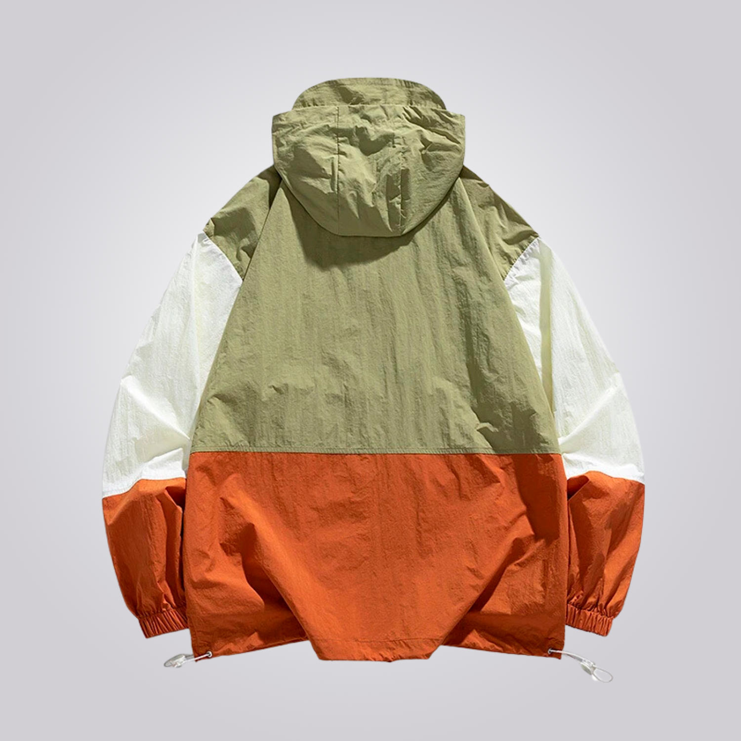 Tropical 高機能 UVカット ウィンドブレーカー アウトドア向け 透湿 薄手 フード付き ジッパーポケット 登山用