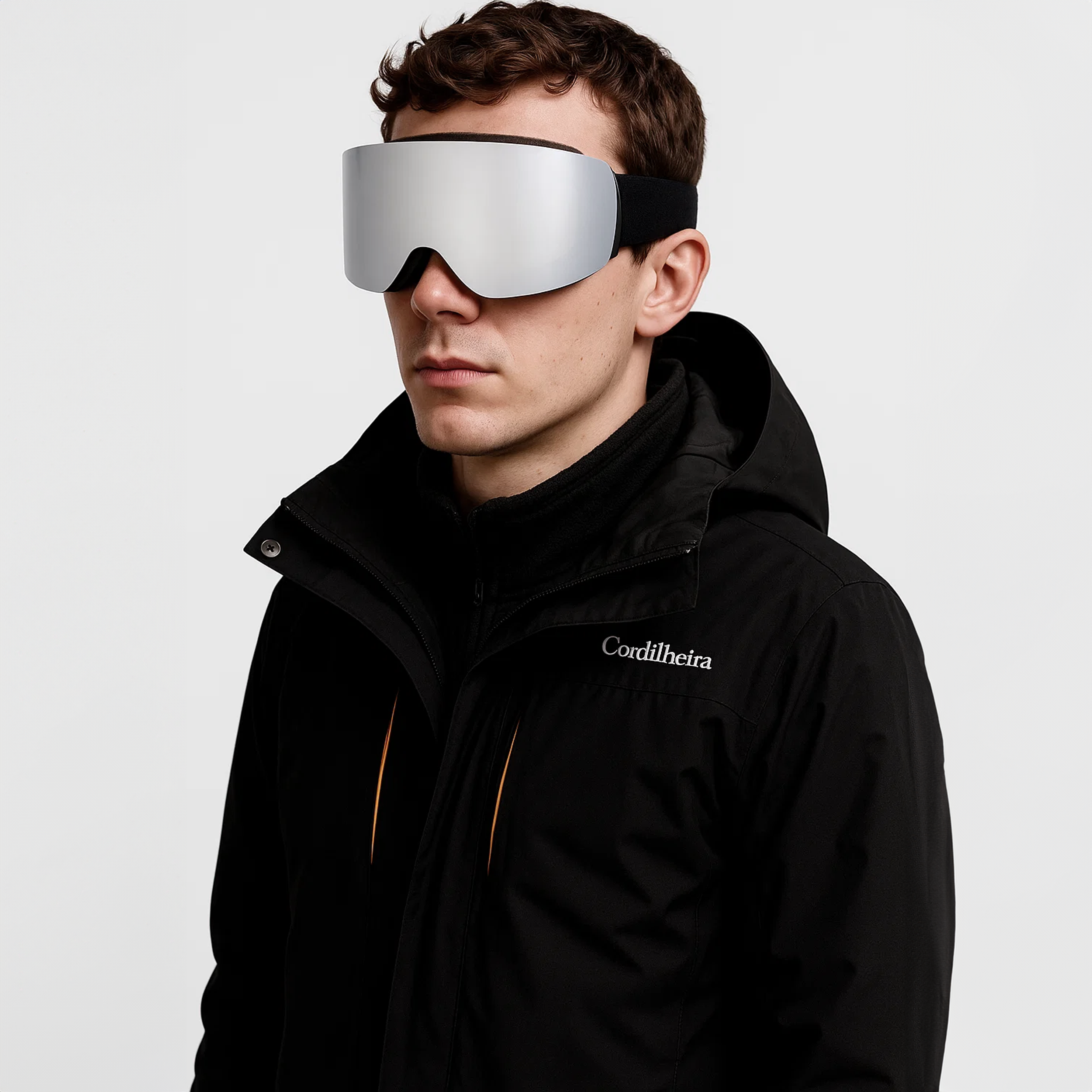 パノラミックスノーゴーグル 高性能 防曇 360度視界 柔軟フレーム レンズ脱着式 インナー防風 快適フィット スキーとスノーボード用