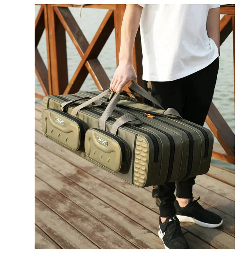 【プロ仕様】圧倒的な収納力。Sakamping Hard-S フィッシングバックパック | 大容量・防水耐摩耗設計 | 多数のポケットでタックルを完璧に整理 | 釣り・アウトドア・キャンプに最適 | 安心の1年保証付