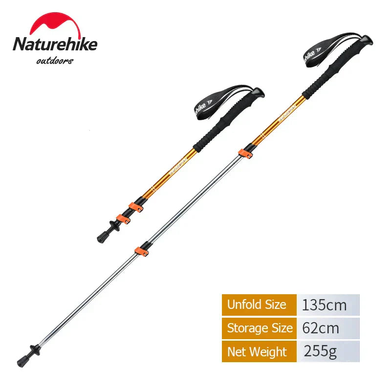 Ultralight テレスコピック トレッキングポール 6061アルミ 登山用 伸縮式 安定性 向上 快適グリップ Mountain ブランド