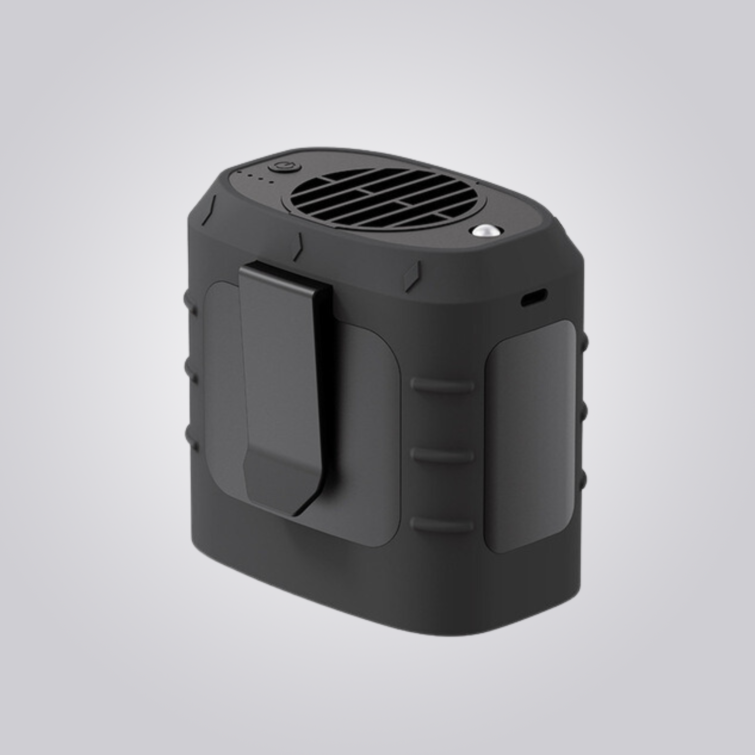 8000mAh 充電式ミニファン LEDライト付き ポータブル多機能 アウトドア旅行向け 長時間連続使用可能 屋外持ち運び便利