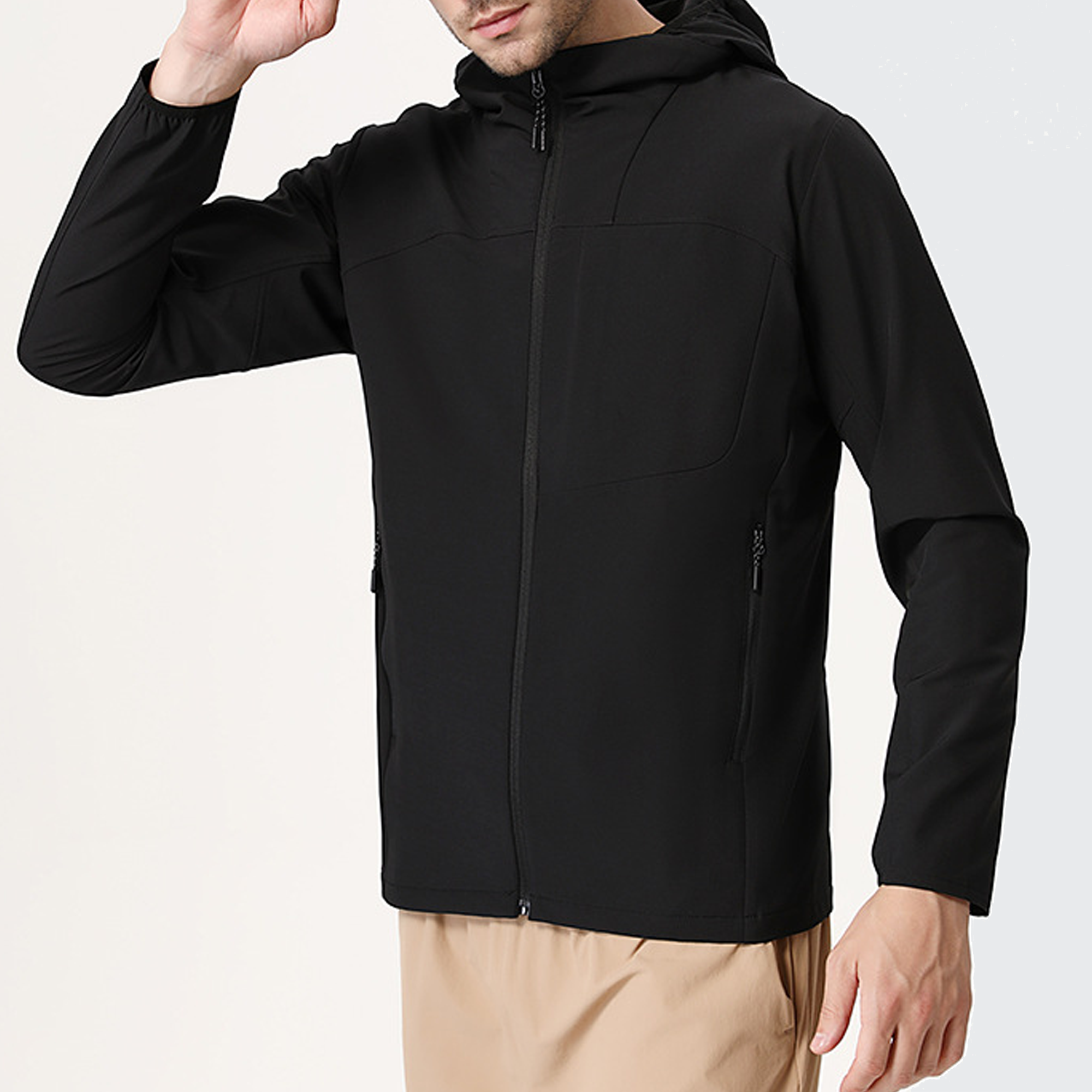 Stealth メンズ フリースライニング 防寒 アウトドアジャケット 調整フード ジップポケット 高機能 保温性抜群 寒冷地対応 アウトドア愛好家向け