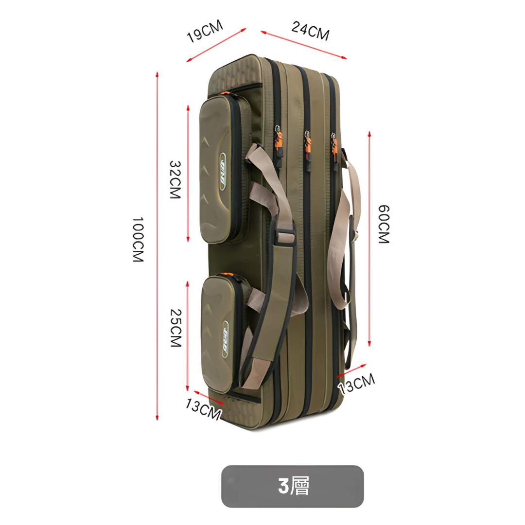 【プロ仕様】圧倒的な収納力。Sakamping Hard-S フィッシングバックパック | 大容量・防水耐摩耗設計 | 多数のポケットでタックルを完璧に整理 | 釣り・アウトドア・キャンプに最適 | 安心の1年保証付