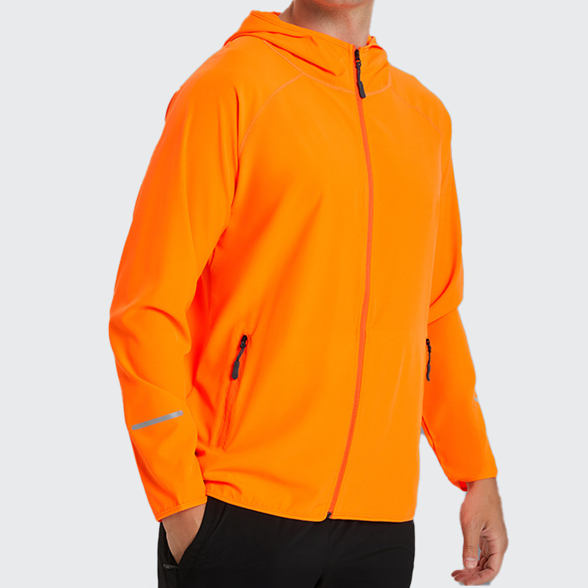 Windway メンズ ウィンドブレーカー 防水 UVカット 反射機能 耐風透湿 アウトドア用 高機能ジャケット 軽量設計