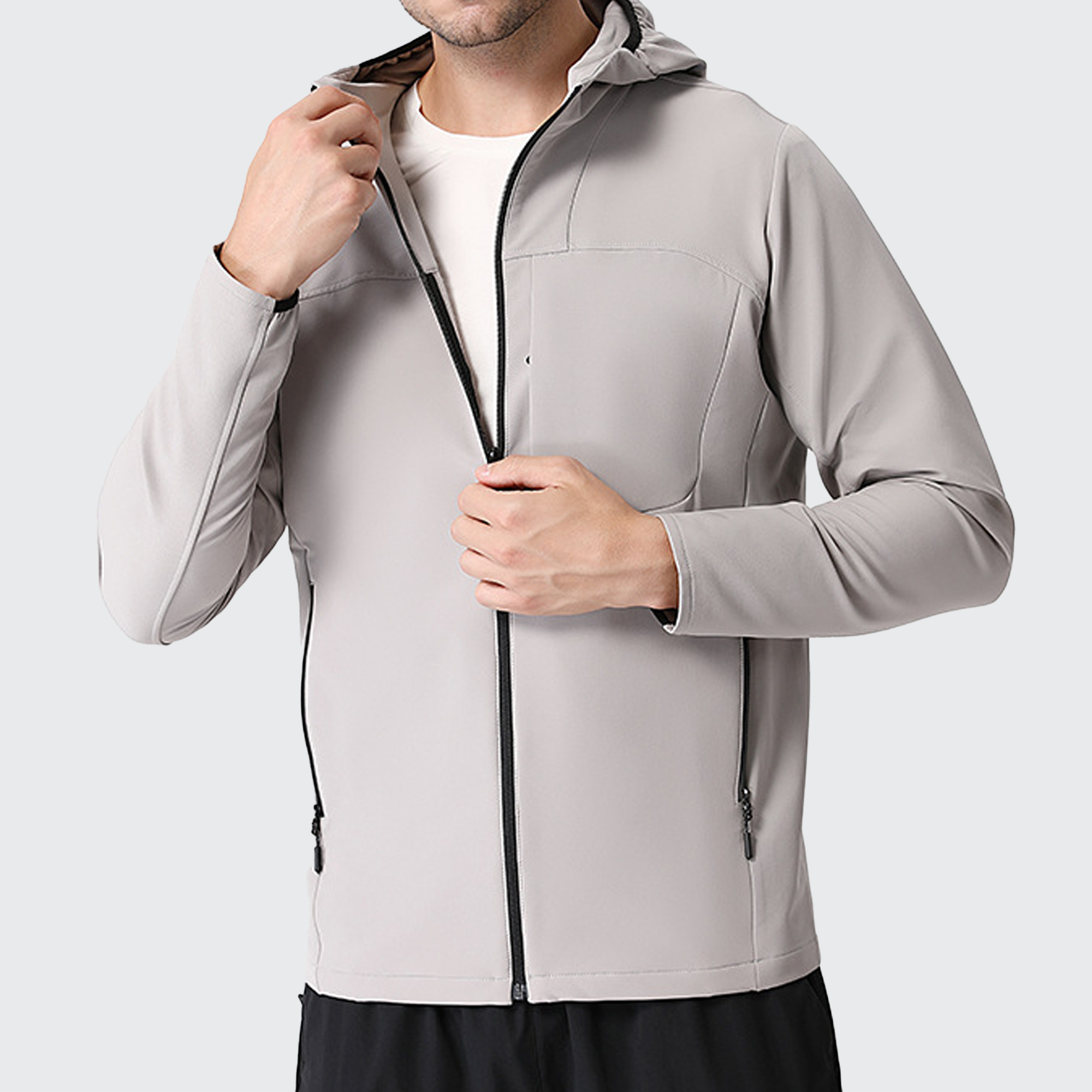 Stealth メンズ フリースライニング 防寒 アウトドアジャケット 調整フード ジップポケット 高機能 保温性抜群 寒冷地対応 アウトドア愛好家向け