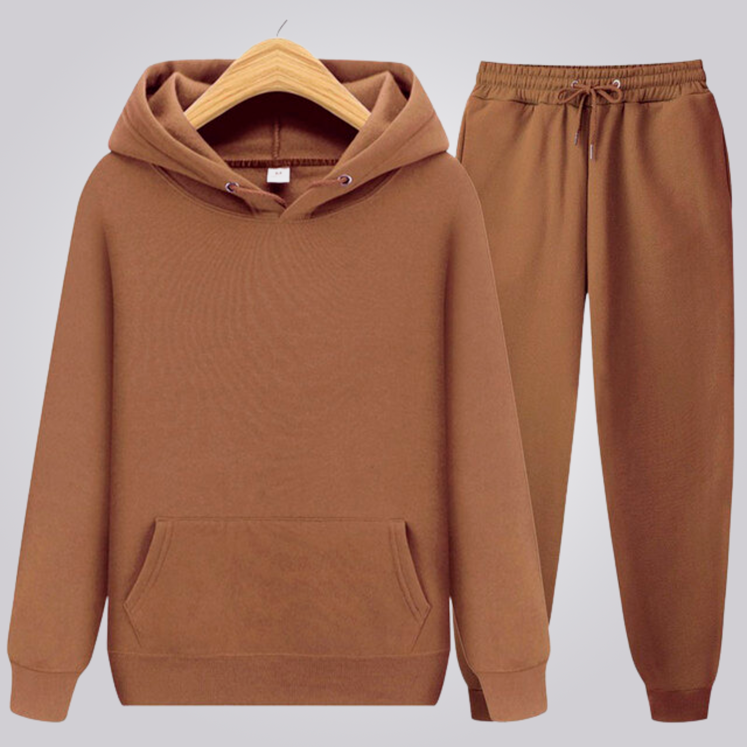 Basic 秋用スウェットセット 高品質素材で快適 長持ち 大人向け カジュアルで上質な秋コーデに最適 洗濯機OK 雰囲気と防寒性を両立