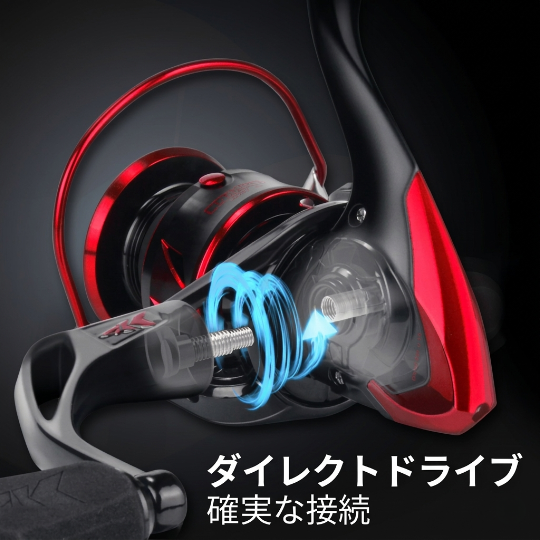 【2026年最新プロ仕様】驚異の防水性能。Sakamping Sharky III | 最大ドラグ力18kg・完全防水K.I.S.S.システム採用 | 超軽量・高耐久スピニングリール | 海釣り・大物狙いに最適 | 安心の1年保証付