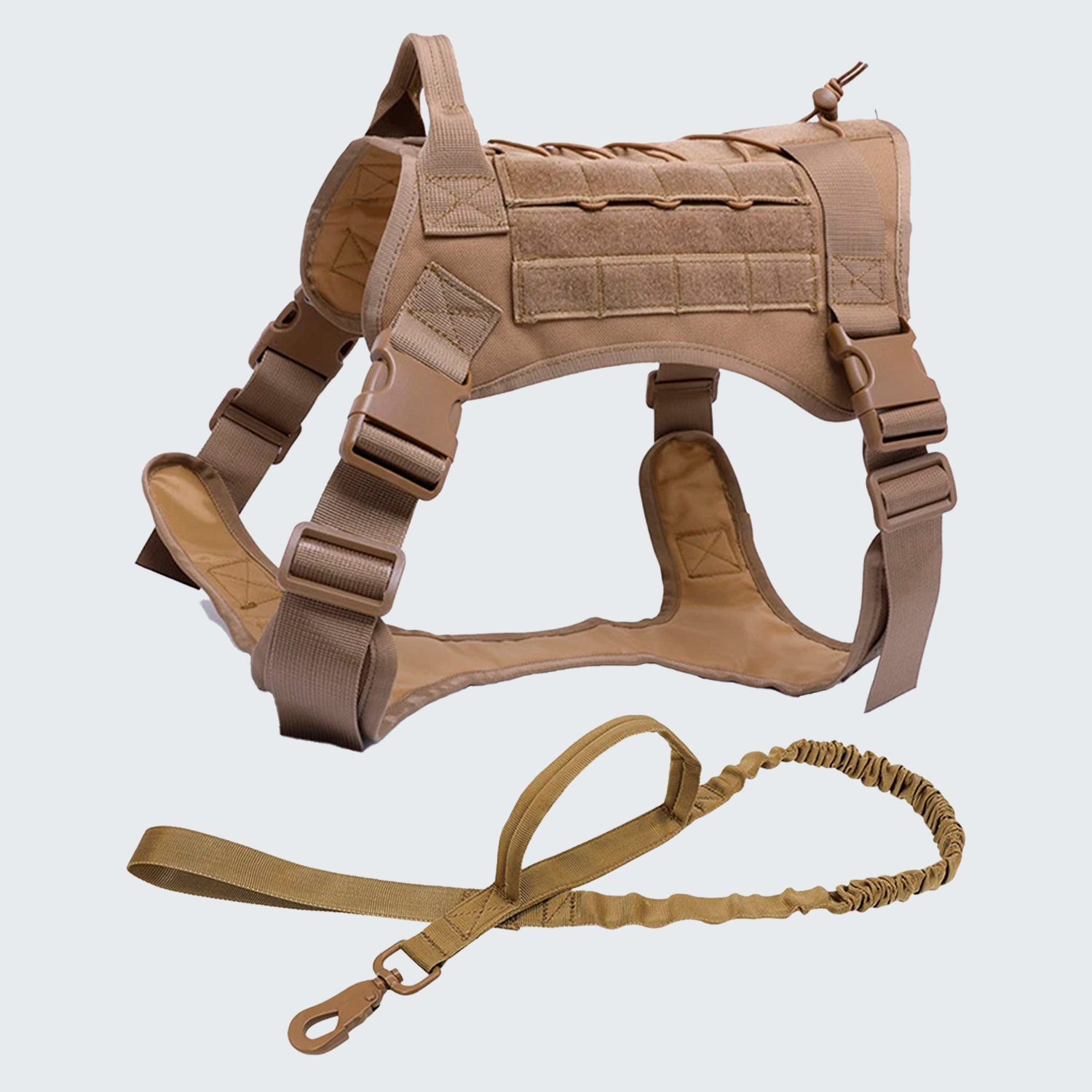 Robust K9 ハーネス ベスト パッド入り 中大型犬向け 快適 耐久 リード付き