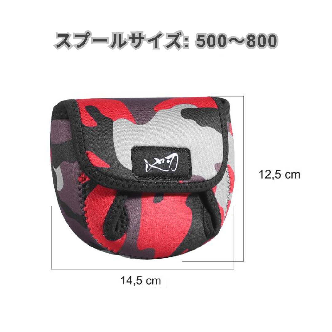 【究極の保護】Sakamping LINNHUE リールケース | セミハード・耐衝撃設計 | スピニングリール専用・収納バッグ | 高耐久ナイロン・撥水加工 | 釣り・保管・持ち運びに最適 | 1年保証付