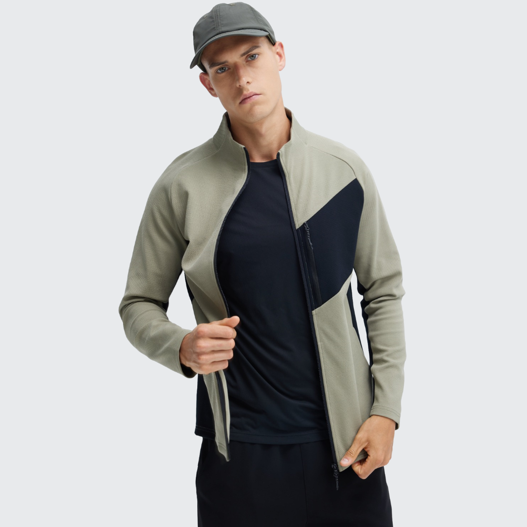 Ascendant メンズ 軽量アウトドアジャケット 通気性抜群 ジップポケット 防風 機能性 アクティブな男性向け 高機能設計