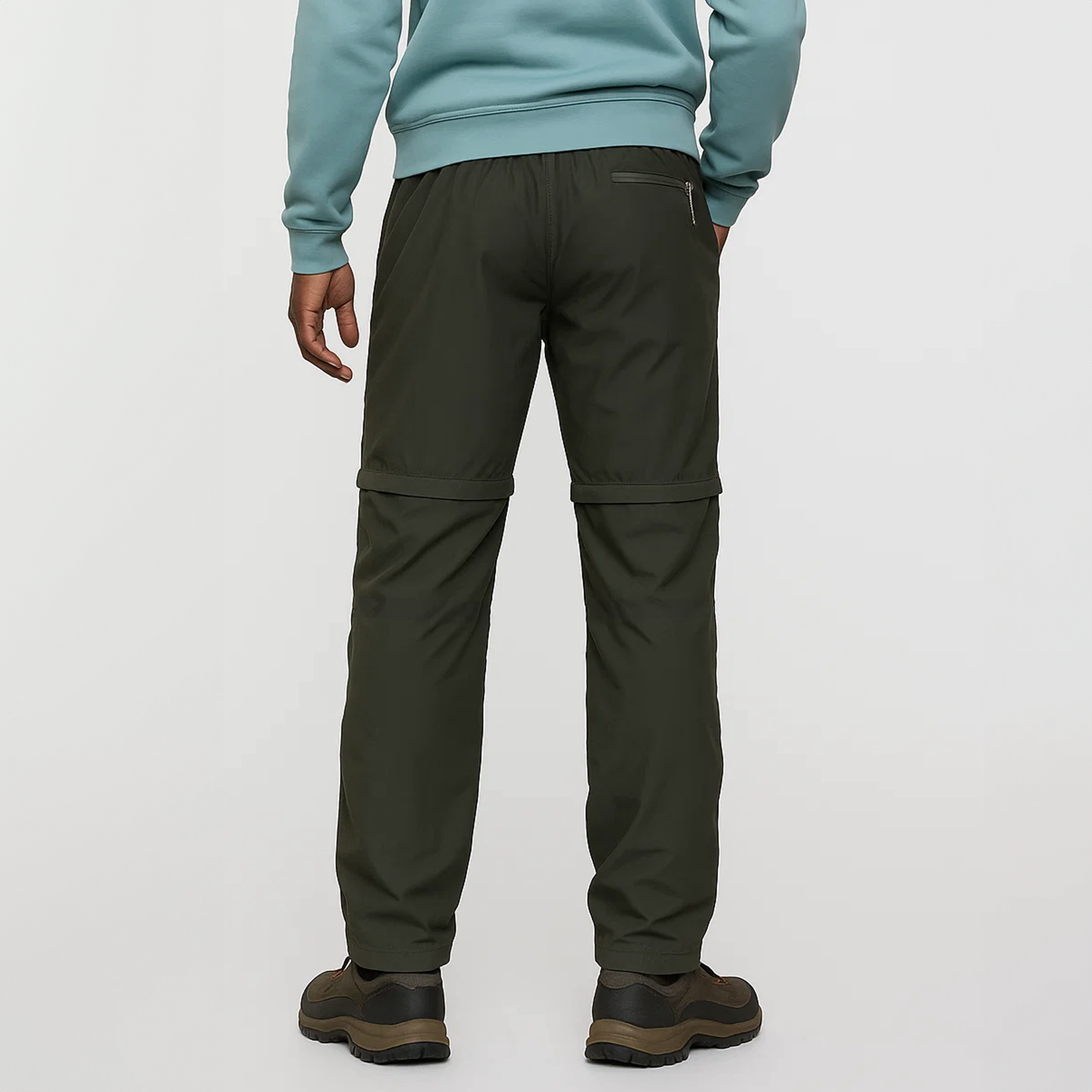 Canopy メンズ 2in1パンツ 防水 変形機能 ジッパー付き ポケット多数 アウトドア向け 耐水性軽量 通気性良好