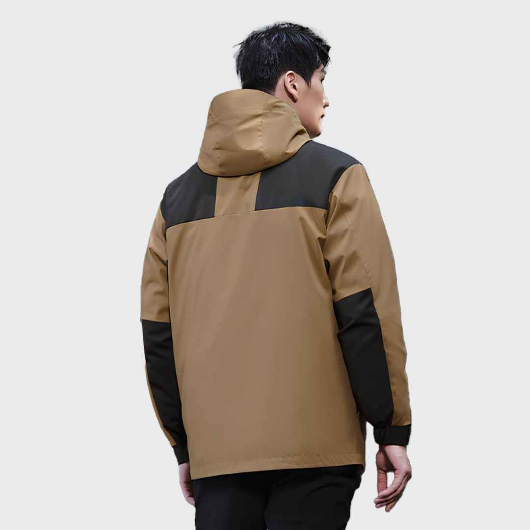 グレイシア 3in1ダウンジャケット メンズ 防水防風 可変インナーダウン搭載 軽量設計 高保温 通勤アウトドア対応 幅広いシーン対応