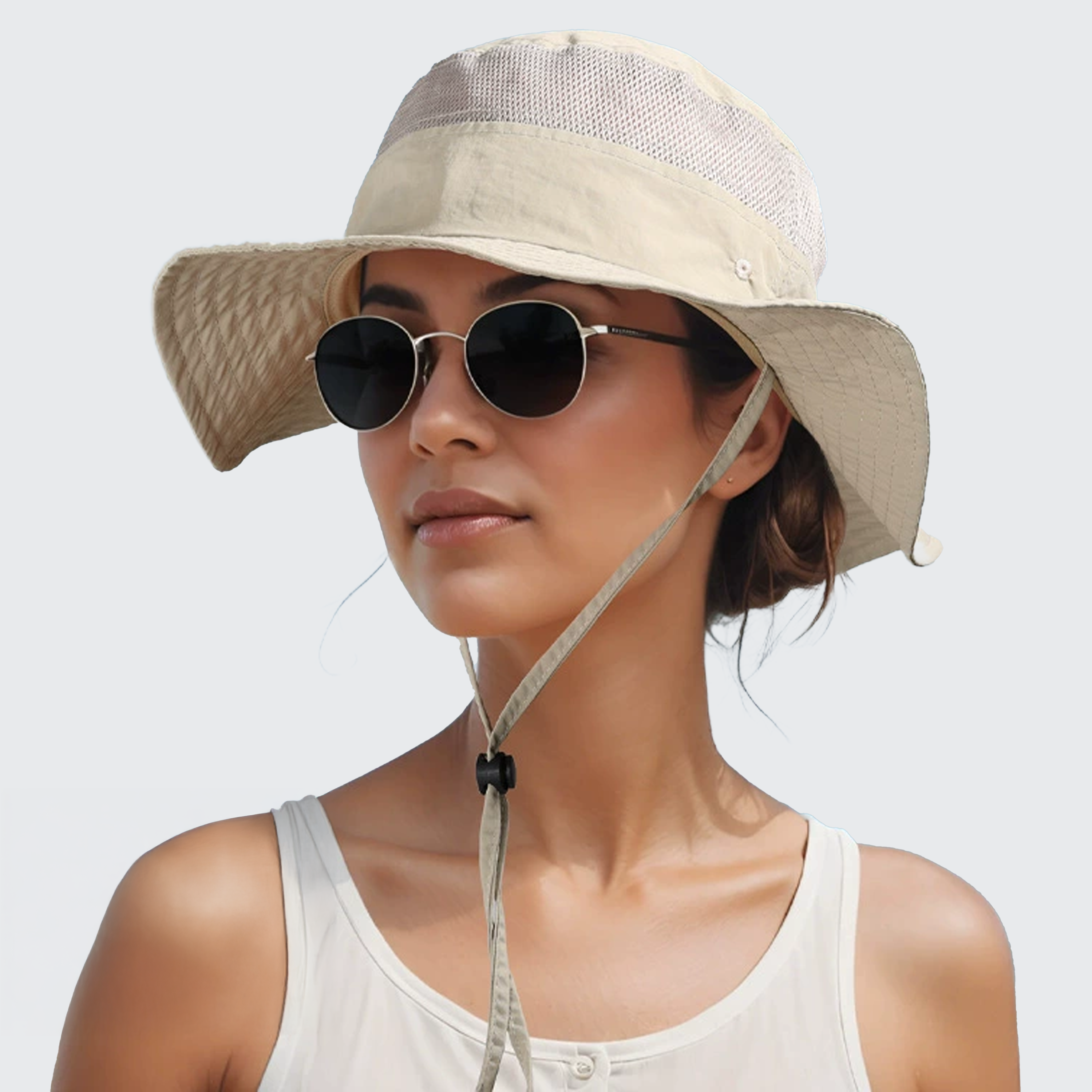 Soolthing レディース 日よけハット UVカット 風対策 しなやかな被り心地 アウトドア用 女性向け おしゃれで快適