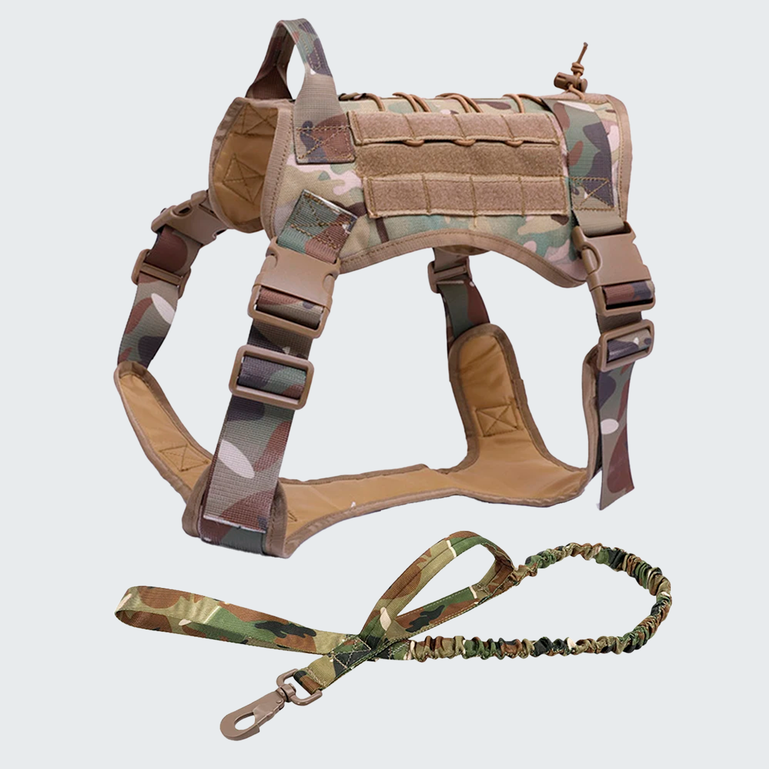 Robust K9 ハーネス ベスト パッド入り 中大型犬向け 快適 耐久 リード付き