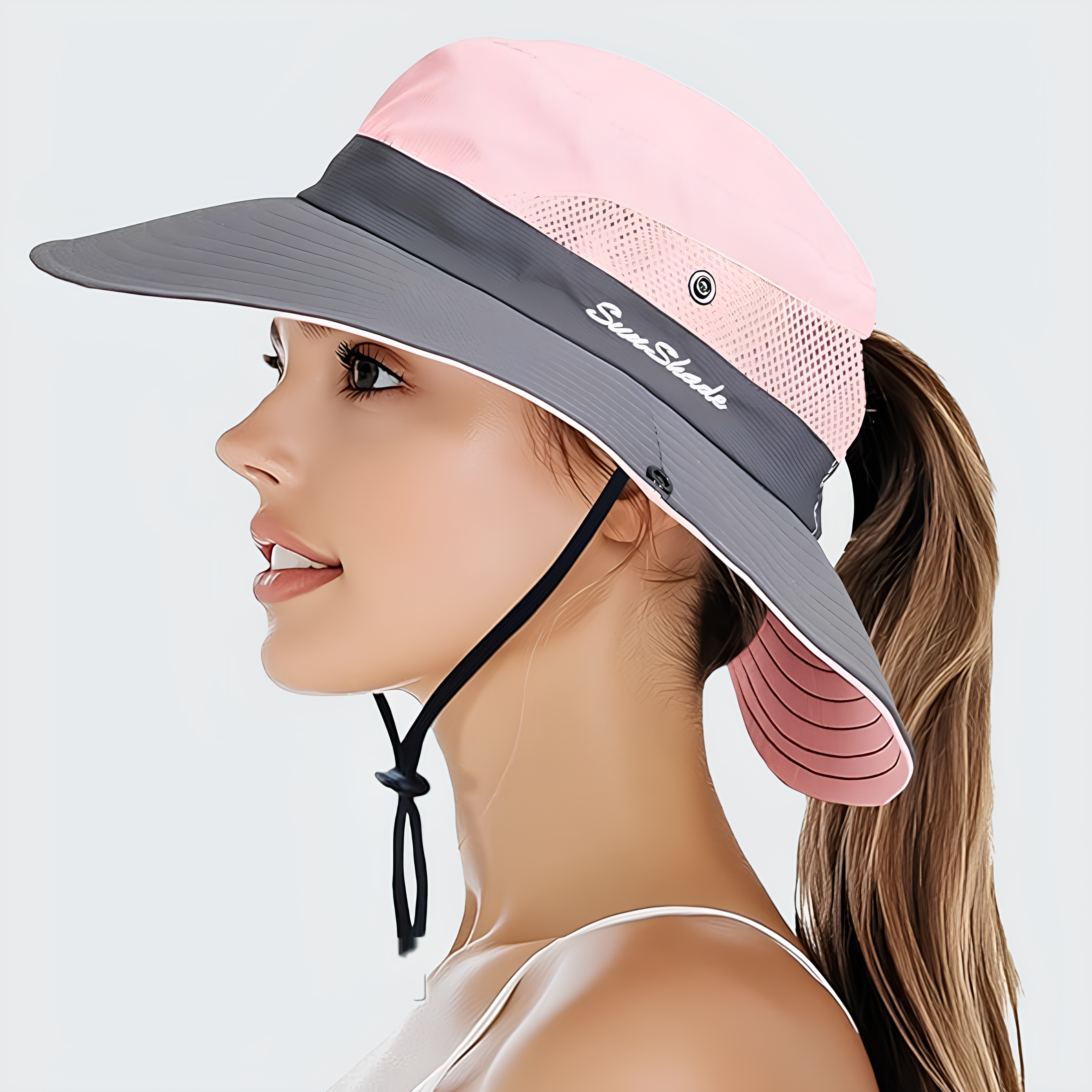日よけ帽子 女性用 SPF50以上 UVカット 快適なかぶり心地 洗える 軽量 折りたたみ可能 耐風設計 都会派女性向け 夏の日差しに最適