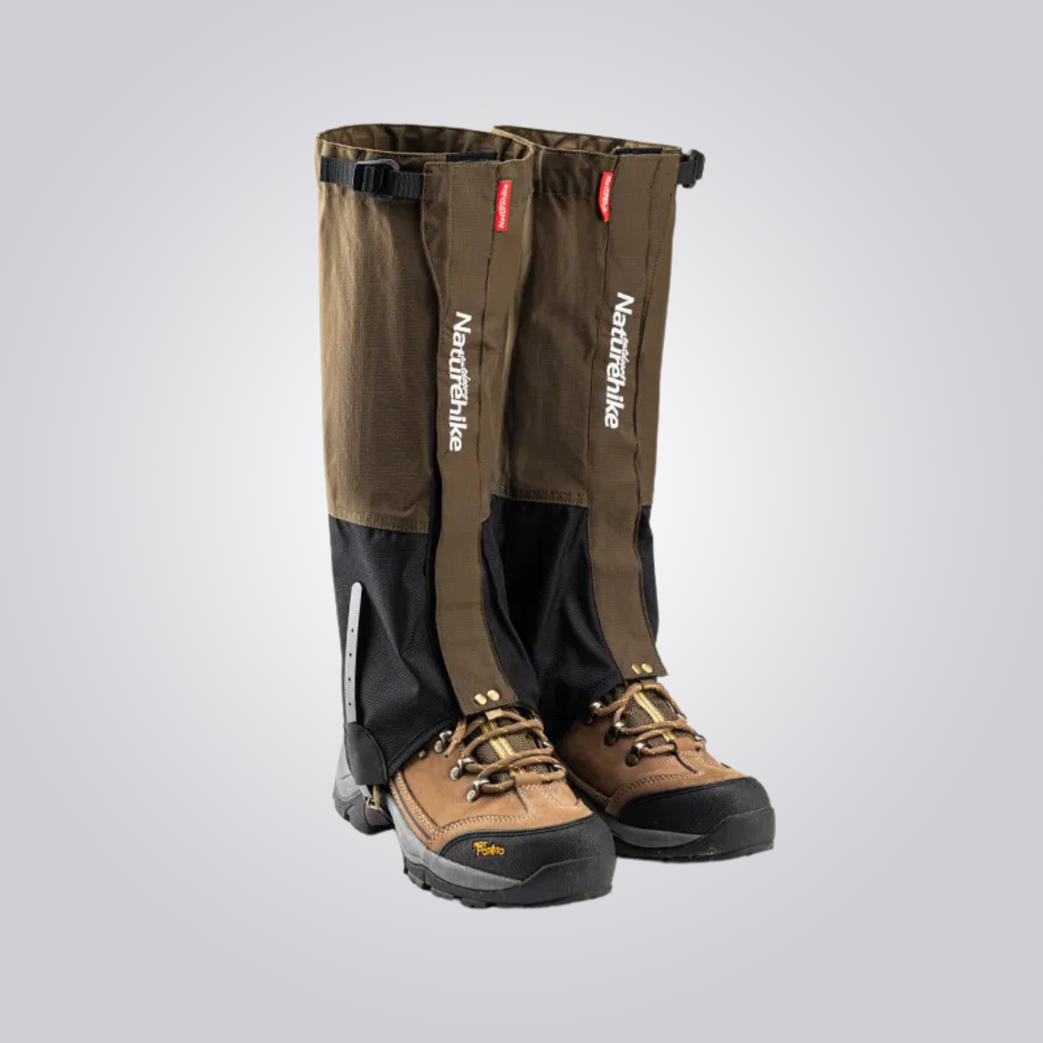 NatureHike 防水ハイキングゲイター 耐久性抜群 調整可能で地形保護 トレイル愛好家向け アウトドア必携 耐風防水素材採用 軽量設計