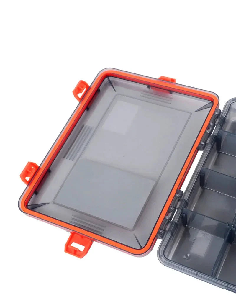 【究極の整理術】Sakamping システム収納ボックス | 完全防水・耐衝撃設計 | 自由自在な仕切り板・多機能タックルボックス | 釣り・ルアー・小物収納に最適 | 安心の1年保証付