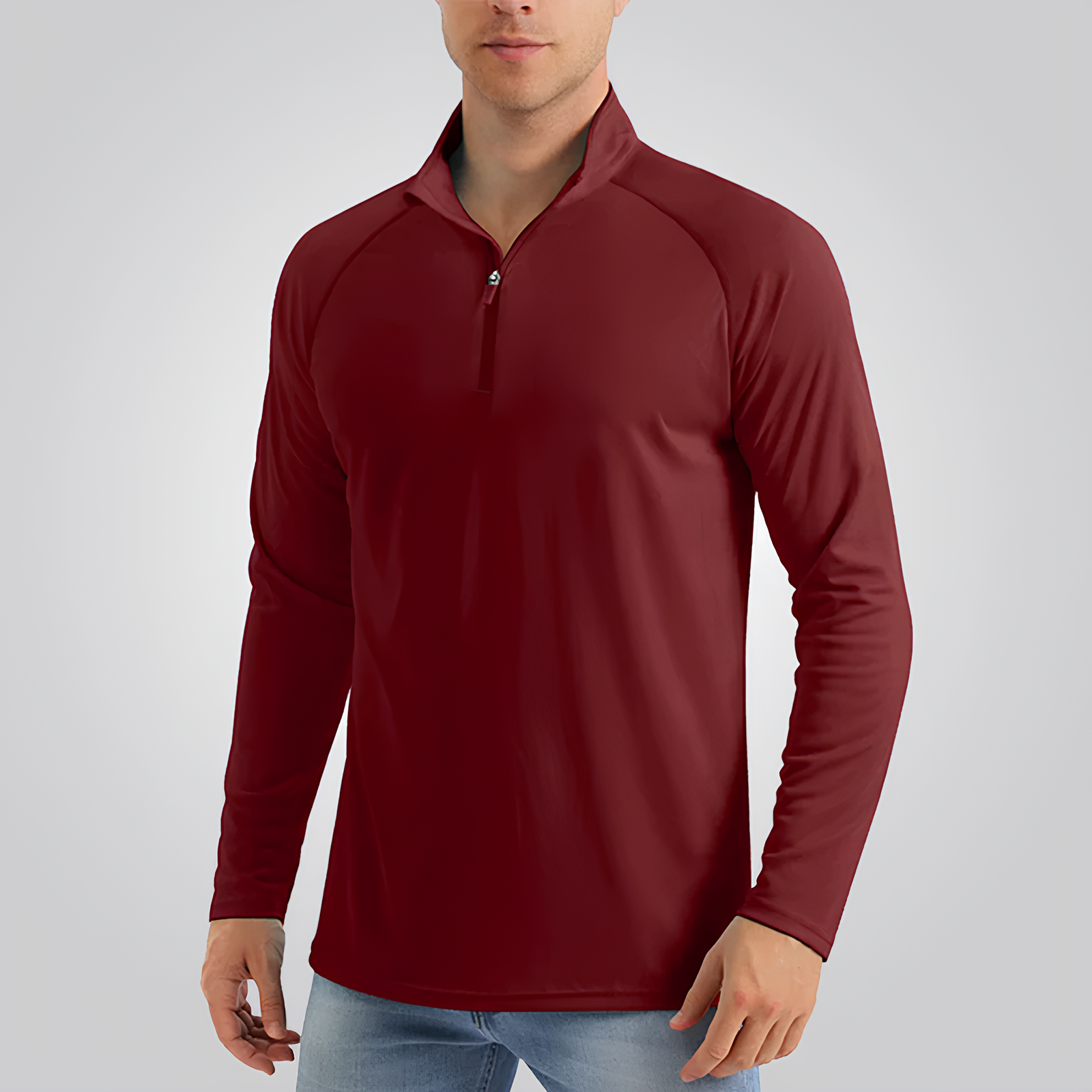 メンズ用UVカット長袖シャツ アウトドア最適 日焼け対策と快適性を両立 吸汗速乾 透湿性 軽量 抗菌防臭 防汚機能と高機能