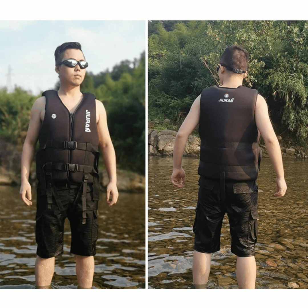 【抜群のフィット感】Sakamping ネオプレーン ライフジャケット | 高浮力・軽量設計 | 動きやすさ追求 | マリンスポーツ・フィッシング・シュノーケリング対応 | 安全基準準拠・1年保証付