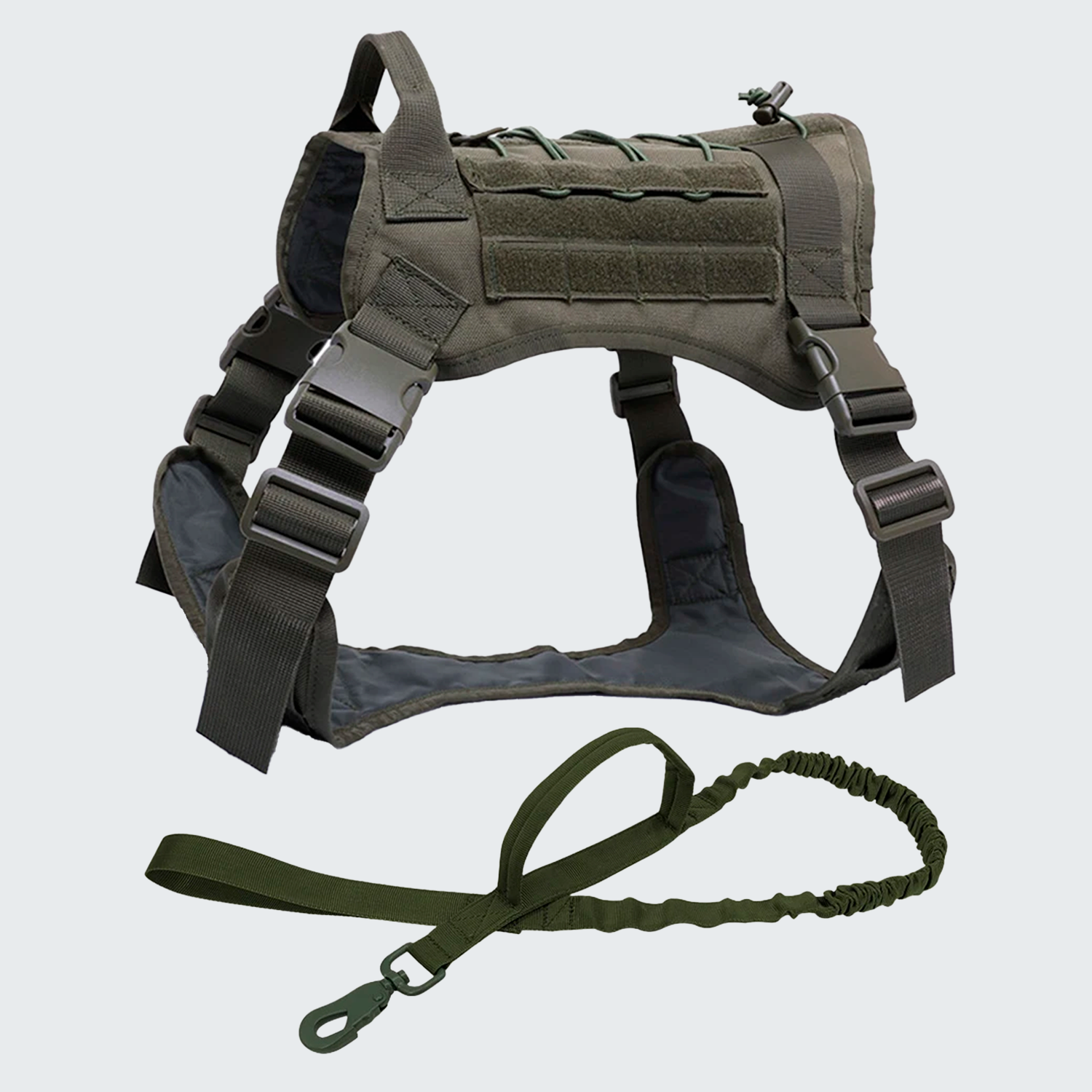 Robust K9 ハーネス ベスト パッド入り 中大型犬向け 快適 耐久 リード付き