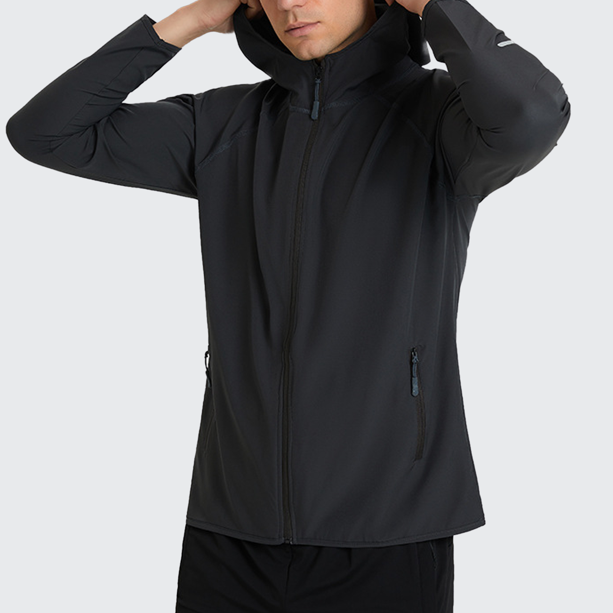 Windway メンズ ウィンドブレーカー 防水 UVカット 反射機能 耐風透湿 アウトドア用 高機能ジャケット 軽量設計