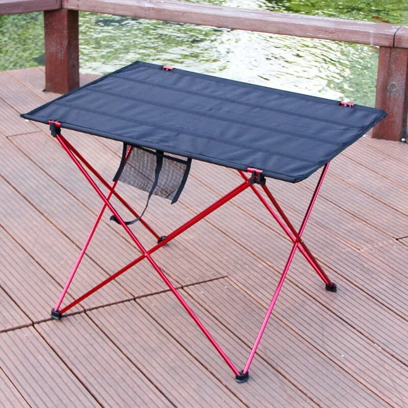 Mesa Ultraleve Portátil - Folding [Camping - Móveis - Mesa] 01 - Mesa Ultraleve Portátil - Folding Pescamping Vermelho (56x40x37cm) China 