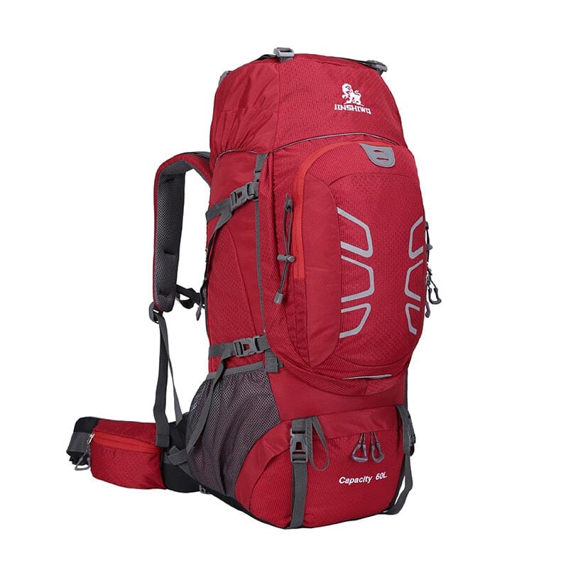 Mochila Impermeável 60L - Explorer [Camping - Mochilas e Bags - Mochilas] 01 - Mochila Impermeável 60L - Climb Pescamping Vermelho 