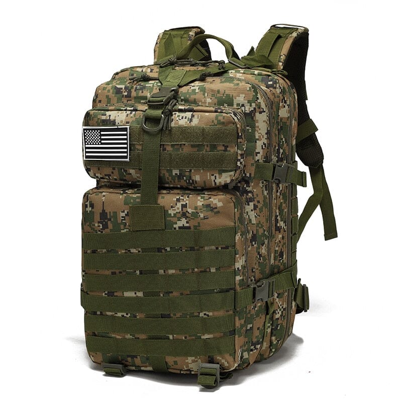 Mochila Tática Militar - Elite [Camping - Mochilas e Bags - Mochilas] 05 - Mochila Tática Militar 50L /25L Pescamping Camuflado China 